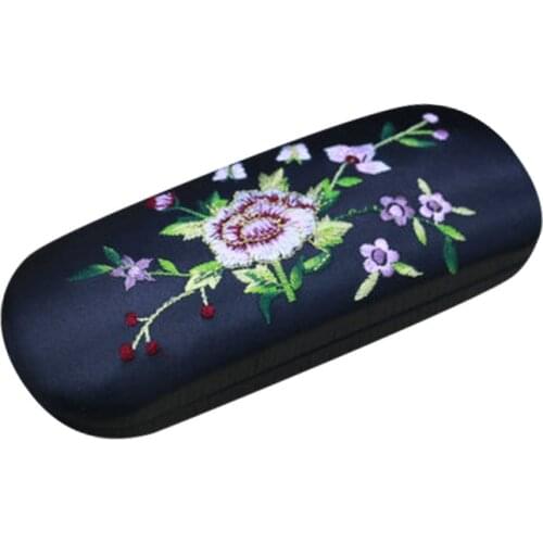 2021 Fashion Portable Fabrics Floral Glasses Case Sunglasses Bags Reading Glass Box Spectacle Case Hard Eyewear Protector