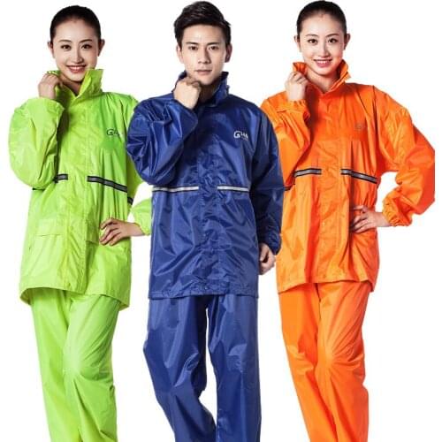 Motorcycle Yellow Raincoat Men Rain Suit Motorcycle Capa De Chuva De Motoqueiro Raincoat Men Plastic Rain Suit