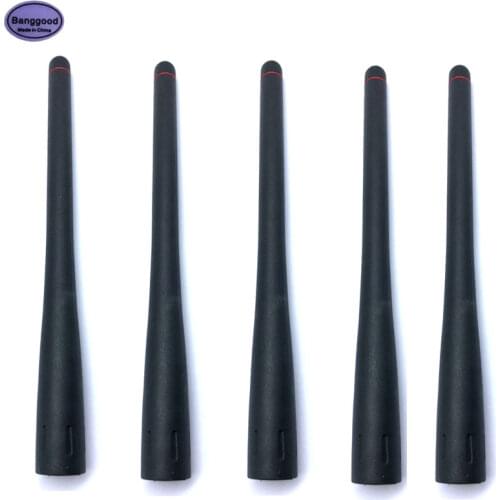 Lot 5PCS Banggood VHF 136-174MHz SMA Male Antenna For ICOM IC-F50 IC-F50V IC-F51 IC-F51V IC-F51ATEX FA-S62VS Radio Walkie Talkie