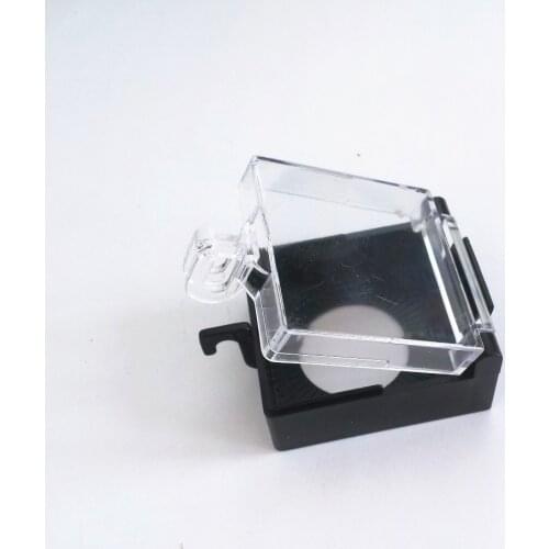 Plastic Emergency Push Button Switches Black or Red Clear Safety Protector Cover Cap 22mm or 16mm Inner Hole Diameter