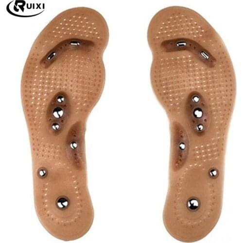 Foot Care Cushion Acupressure Slimming Insole Pad Magnetic Massage Shoes Insoles Shose Woman