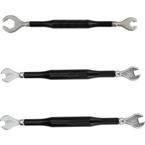 Portable Bicycle Bike Wheel Spokes Steel Wrench Spanner Repair Tool Accessories