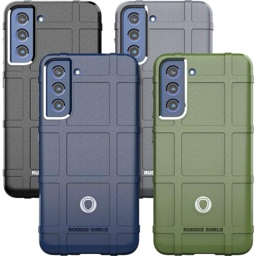 For Samsung Galaxy S21 FE Case Cover Rugged Armor Shockproof Cover For Samsung Galaxy S21 FE High Quality Soft Silicon Button