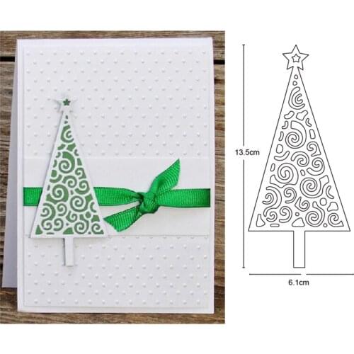 Christmas Tree Star metal cutting dies stencils dies for DIY dies scrapbooking embossing die cuts paper cards making craft dies