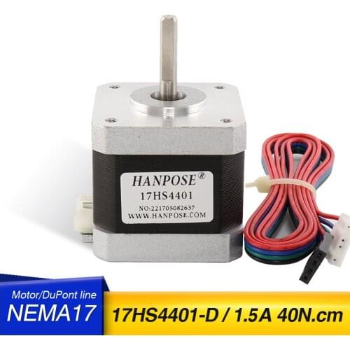 10PCS 17HS4401 40Ncm 1.7A Nema 17 Stepper Motor 12V Nema17 Step Motor 42BYGH 4-lead CNC Reprap