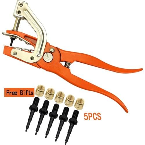 Cattle Livestock Ear tag Pliers Practical Metal Goat Ear Tag Animal Tool Plier Forcep Applicator