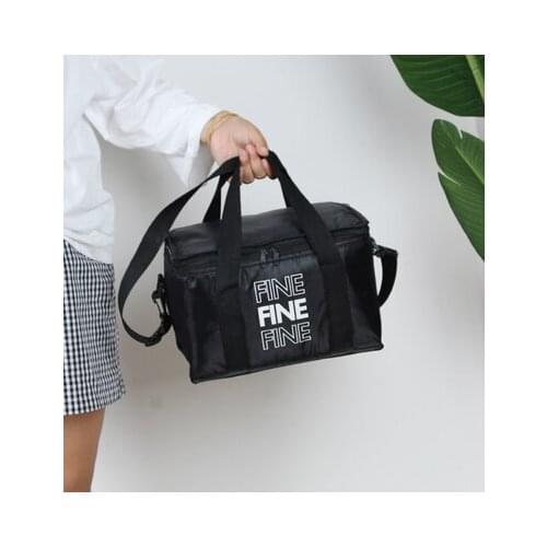 Cooler bag waterproof big lunch picnic box ice pack thermal vehicle insulation shoulder thermo cool bag JBN13