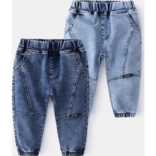Spring Girls Jeans Baby Kids Jeans for Children Boys Girls Leggings Denim Pants Toddler Pants Girls Kids Pants for Boy Girl 2-8Y