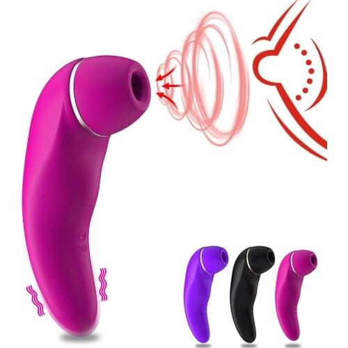 Powerful Vibrator Tongue Oral Sex Toys Nipple Sucking Nipple Stimulator For Women Clitoris Stimulator Clit Vibrator