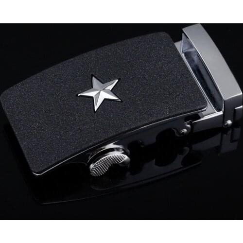 High Quality Star Automatic Belts Buckles Mens Belt Buckle Suit For 3.5cm Automatic Belts Accessories CE25-0843