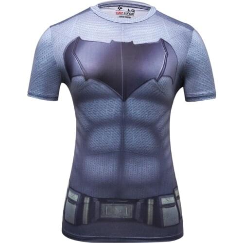 Factory advanced customization womens tight sports T-shirt short-sleeve fitness training top rashguard
