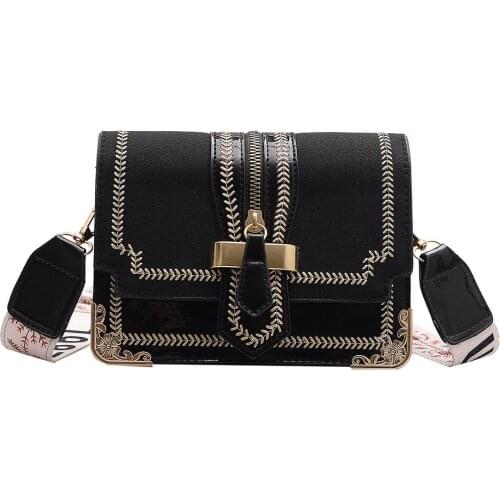 Women Scrub Leather Crossbody Bags Chain Shoulder Simple Bag Lady Travel Handbags Purses