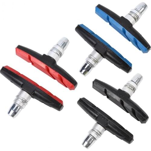 1pair Mountain Road Bike Brake pads Bicycle Braking V-Brake Holder Shoes Rubber Blocks Durable Cycling Accessories