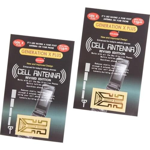 10Pcs Cellphone Phone Signal Enhancement Signal Antenna Booster Stickers Outdoor Tools