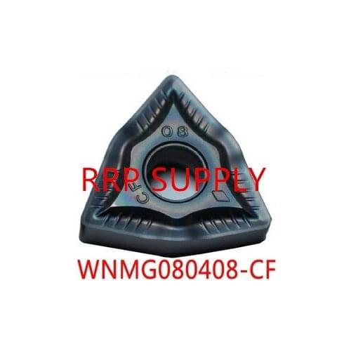 10pcs WNMG080408-CF high hardness inserts, to cut hardened steel of HRC40-55, Hardened Alloy steel and stainless steel