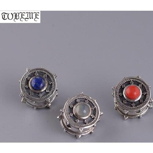 100% 925 Silver Rudder Beads Vintage Sterling Silver Loose Beads DIY Jewelry Findings Bead