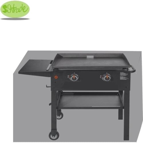 2-Burner 28" Outdoor Griddle cover 155x60x84cm flat BBQ Grill covers Black backyard use Extends Grill Lifetime