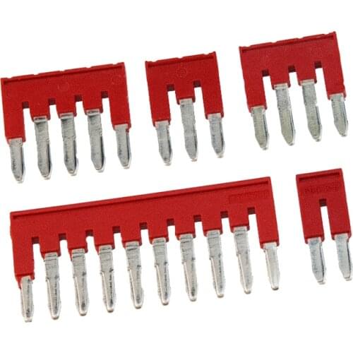 20 pcs Jumpers FBS2-5 3-5 4-5 5-5 10-5 Plug-in Bridge for ST and PT DIN Rail Terminal Blocks Accessories