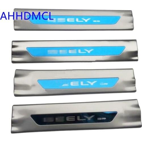 Car Welcome Pedal Threshold Strip Door Sill Strip For Geely VF11 Jiaji MPV 2019 2020