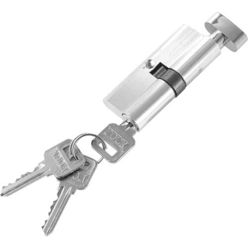 Home Door Cylinder Biased Lock Security Aluminum Open Lock Cylinder Anti-Theft Entrance Door Lock Cylinder With 3 Keys