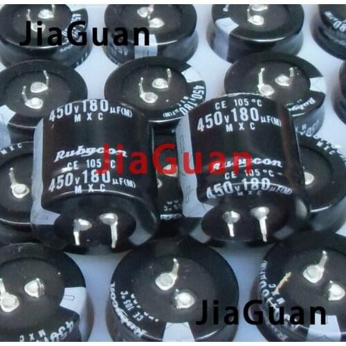 4pcs new Japan RUBYCON MXC 450V180UF 35x35mm 180uF/450V Power Supply electrolytic capacitor Rubycon mxc 180uf 450v CE