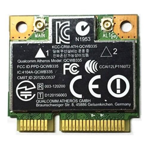 Wireless Adapter Card for Atheros QCWB335 Wifi Bluetooth Mini pci-e card for HP WIFI BT 4.0 PCI Express 690019-001 689457-001