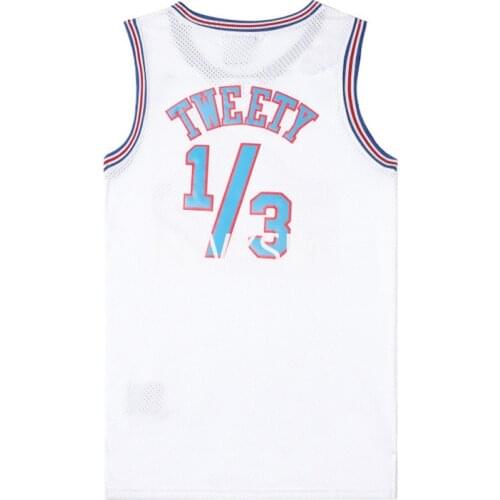 Movie Cosplay Costumes Space-Jam Tune-Squad #8 #9 Murray Bunny Basketball Jersey Stitched Number