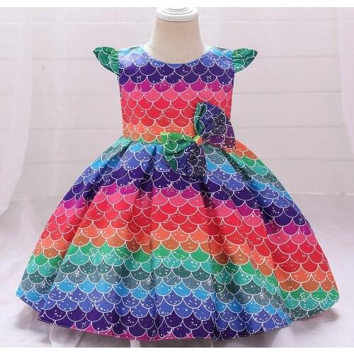 Toddler Newborn Girl Baby Dresses Christmas 1 Year Birthday Christening Lace Girls Tulle Dress Kids Infant Party Cake Clothing