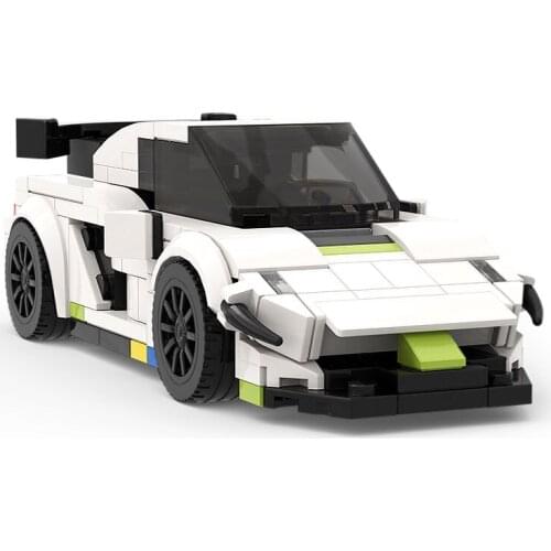 MOC Koenig Racing Car Building Blocks Set Mini Jesko Sports Car Model DIY Assemble Vehicle Bricks Idea Toy For Children Kid Gift
