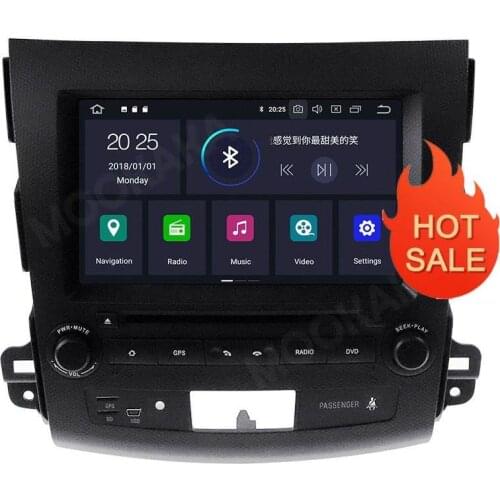 For Mitsubishi Outlander 2006 - 2012 Android 9.0 Multimedia DVD Player Car Radio GPS Navigation Auto Stereo Head Unit Recorder