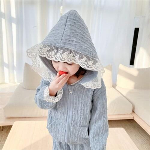 Soft Knitting Childrens Clothes Set Baby Girls Tops+ Pants 2pcs/Set Kids Spring Summer Costume Teenage Girl Clothing High Quali