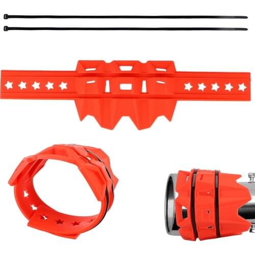 Motorcycle Exhaust Cover Trim Strip Muffler Pipe Protector Decoration Dirt Pit Bike Accessories For BMW Honda Suzuki ATV Scooter