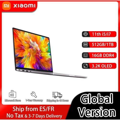 Xiaomi RedmiBook Pro 15 laptop 11th Intel Core i7-11370H/i5-11300H MX450 16GB+512GB/1TB 3.2K Screen 15.6 Inch Office Notebook PC