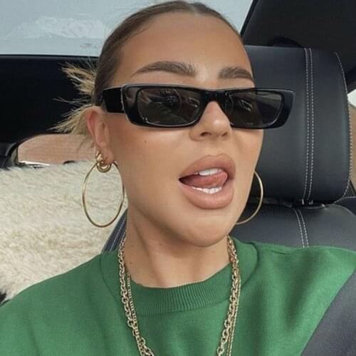 Fashion Small Ladies Rectangle Sunglasses Vintage Retro Brand Designer Square Sun Glasses Female Eyewear Oculos De Sol UV400