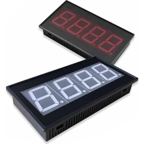 Taidacent 10-36V 1.8 Inch 4 Digit 7 Segment Display Module RS485 LED Display ASCII Modbus Display Panel