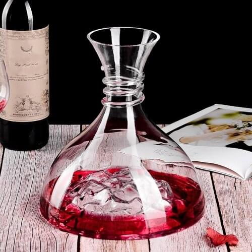 European Style Wine Pot Household Decanter Personality Crystal Wine Dispenser Glass Bottle Creative Wine Decanter Glass Pot