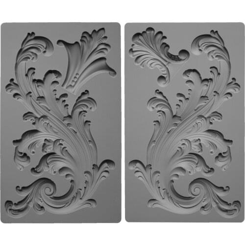 Waves, Scroll & Totem Silicone Mold Fondant Mould Cake Decorating Tools Chocolate Gumpaste Molds, Sugarcraft, Kitchen Gadget