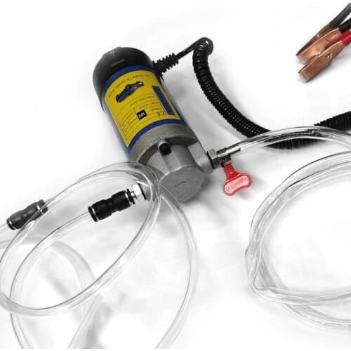 Suction Pump 12V 100W Portable Electric Oil Transfer Extractor Fluid Suction Pump Siphon Tool for Car Motorbike Power Tools