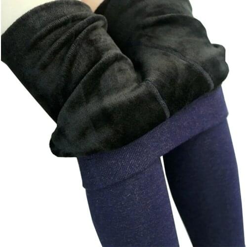 Knitted Leggings 2021 New Casual Winter High Elastic Thicken Ladys Leggings Warm Pants Skinny Pants For Women LU2222