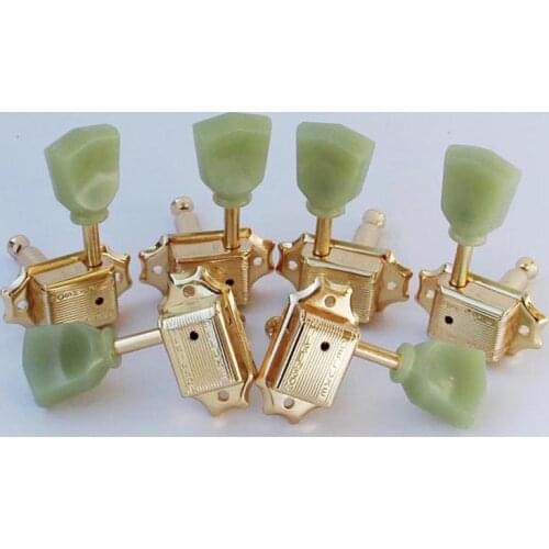 Wilkison Deluxe "Kluson"style WJ-44 Vintage Style 3+3 electric guitar tuners Gold from korea