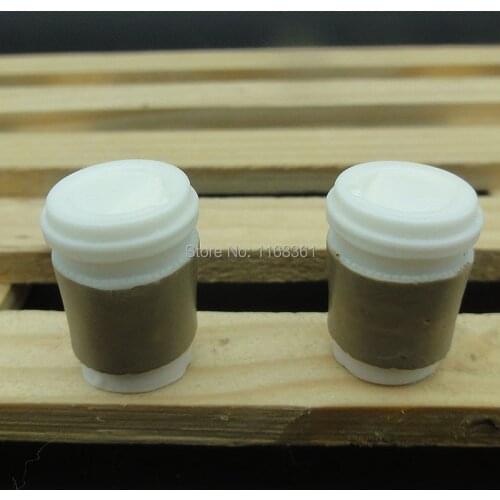 1pcs/lot resin solid coffee cup 21mm fairy garden gnome moss terrarium crafts bonsai home decor for DIY A032-11