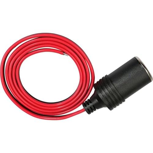 3.3FT 120W 18AWG 12V 24V Car Cigarette Lighter Female Socket Cable Power Supply Cord Adapter Connector