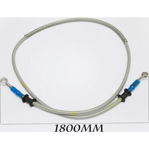 Brand new 100% 1800MM MOTORCYCLE MADE STAINLESS STEEL BRAKE LINES HOSES 10MM caliber Clutch modification Universal