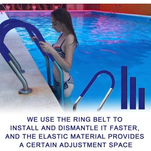 Pool Handrail Cover 4/6/8Ft Swimming Pool Non-slip Hand Rail Cover Grip For Pool Handrails Pool Rail Covers Pool Railing Cover