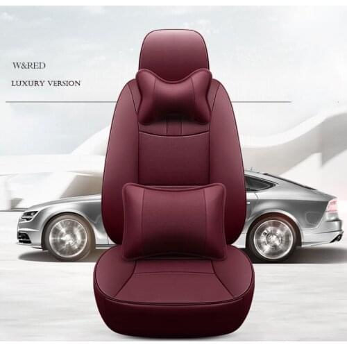 Custom cowhide car seat cover 7 seats for auto Kia Carnival Sorento Carens Borrego VQ HONDA STREAM stickers for car accessories