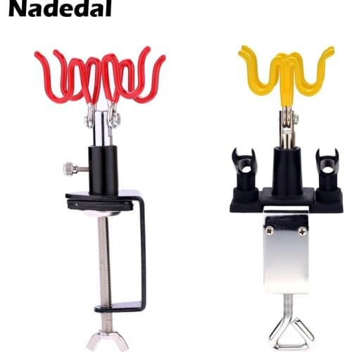 Nasedal Airbrush Holder Gravity Stand Kit for Air Brush paint spray gun Holding 4 Clamp-On Mount Table Bench Station