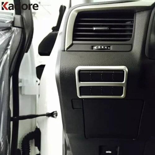 For Lexus RX 2016 2017 ABS Matte Car Interior Headlight Switch Cover Trim Head Light Lamp Switch Button Frame Trims Accessories
