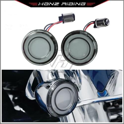 For Harley Touring Sportster XL Softail 2018-2021 Motorcycle 1157 Bullet Style LED Rear Turn Signal Conversions