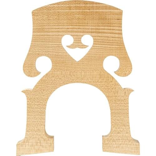 Maple Wood 1/8 Electric Regulated Double Bass Bridge DIY Instrument Accessory