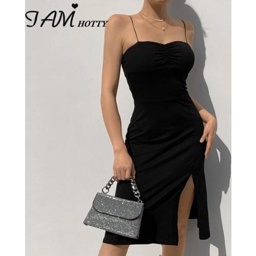 Летние платья с разрезом Iamhotty China At AliExpress